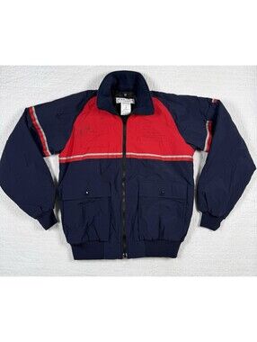 United Airlines Employee Jacket M Brookhurst Thinsulate Bomber Work Uniform Y2K